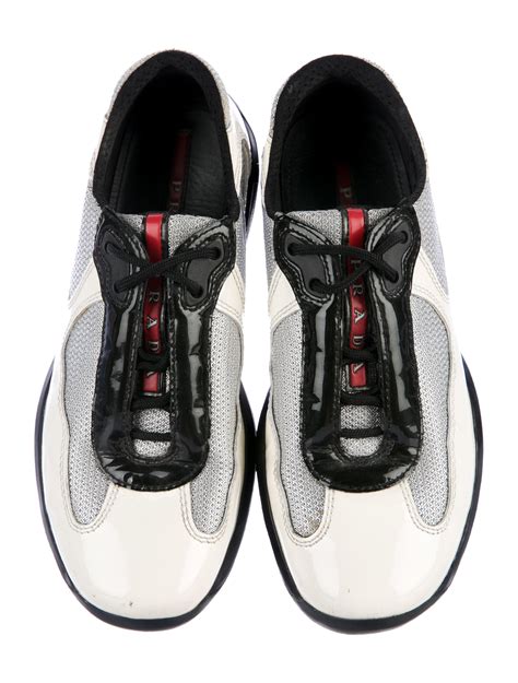 prada patent sport sneakers|Prada sneakers patent leather women.